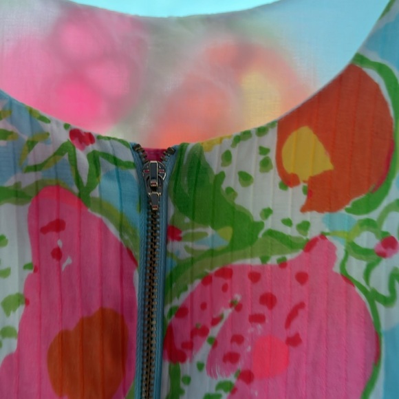 Lilly Pulitzer Cathy Shift Pink Lemonade imperfect sz 8 - Picture 3 of 8